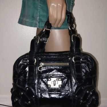 JUICY COUTURE BLACK PATENT LEATHER BAG - image 1