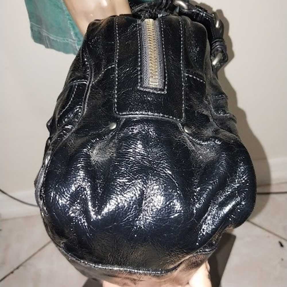 JUICY COUTURE BLACK PATENT LEATHER BAG - image 8