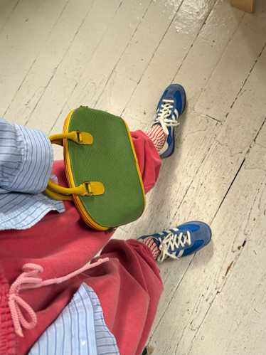 1970’s Color Block Leather Clutch