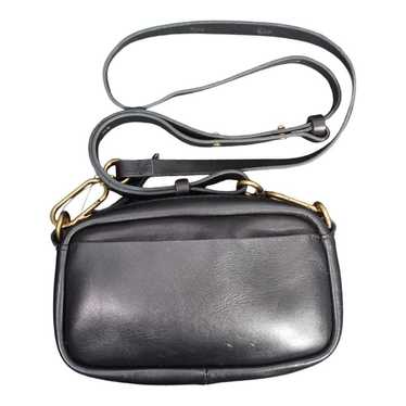 Madewell Mini Carabiner Black Leather Crossbody Ba