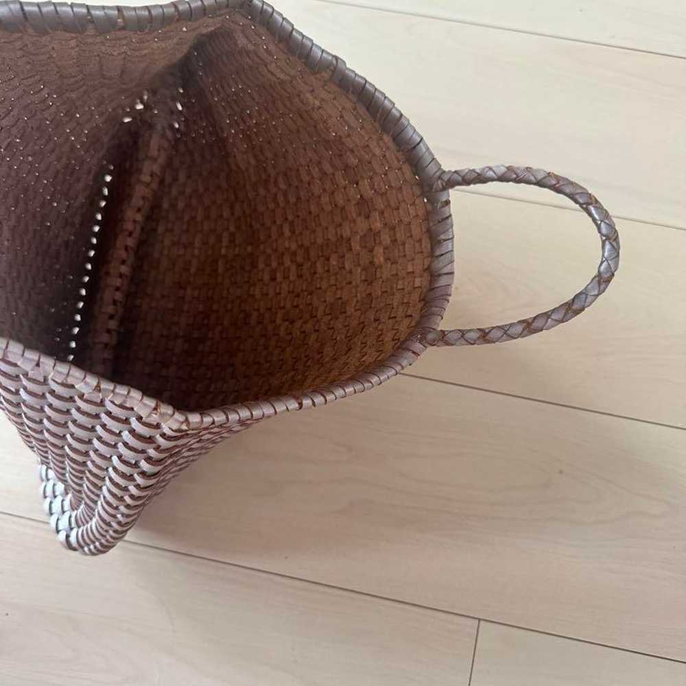 Mesh Leather Bag, Mesh Leather Tote Bag, Mesh Lea… - image 5