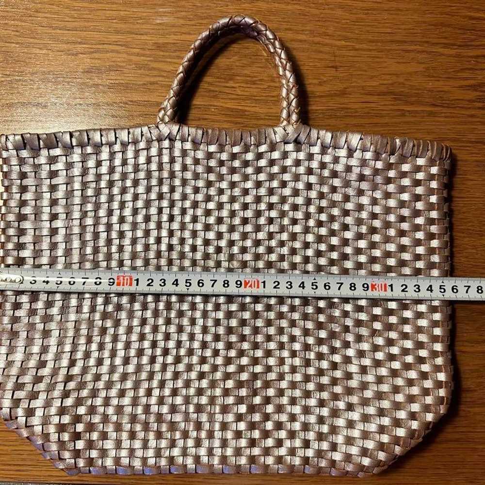 Mesh Leather Bag, Mesh Leather Tote Bag, Mesh Lea… - image 7