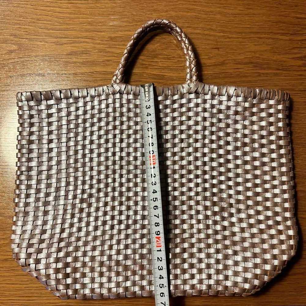 Mesh Leather Bag, Mesh Leather Tote Bag, Mesh Lea… - image 8