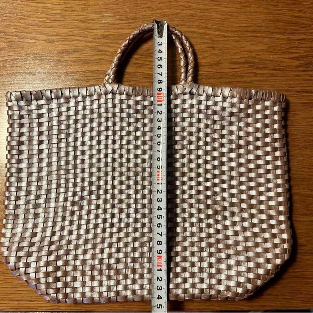 Mesh Leather Bag, Mesh Leather Tote Bag, Mesh Lea… - image 9