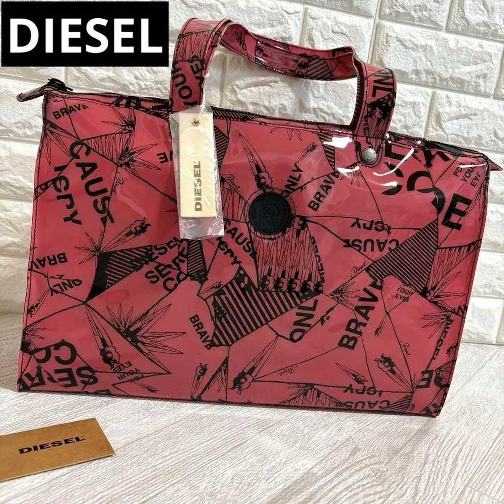 DIESEL Vinyl Bag Leisure Cassis Pink - image 1