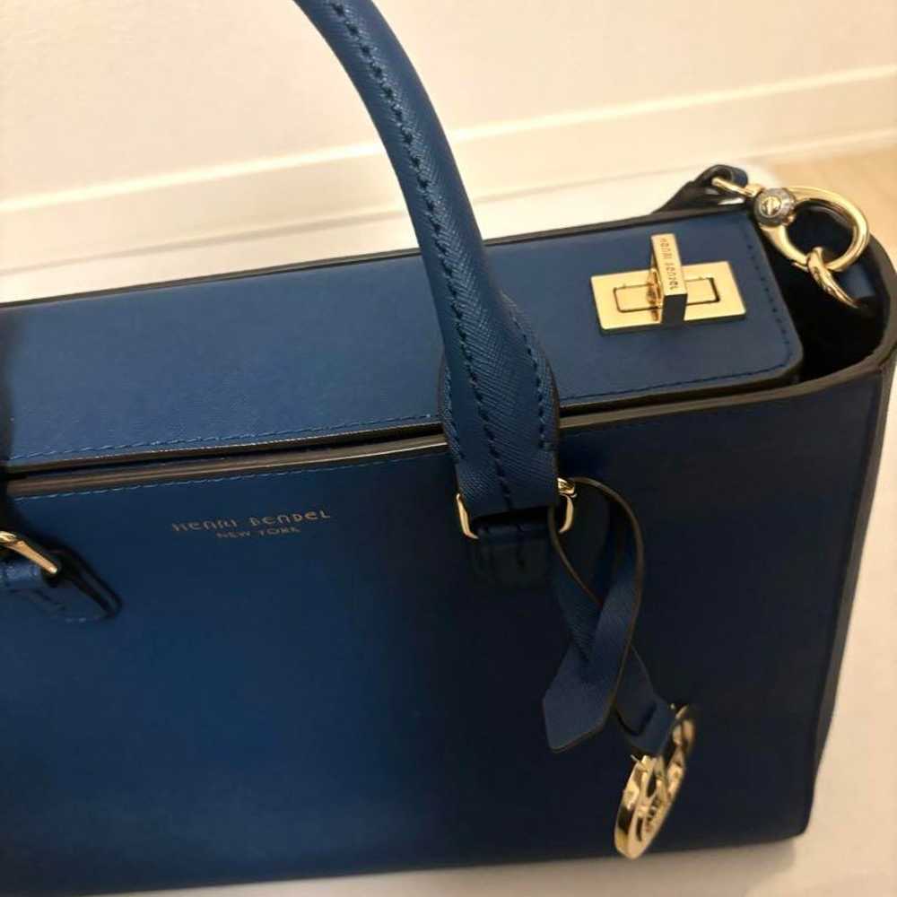 【Superb Condition】Henri Bendel Saffiano Leather H… - image 5