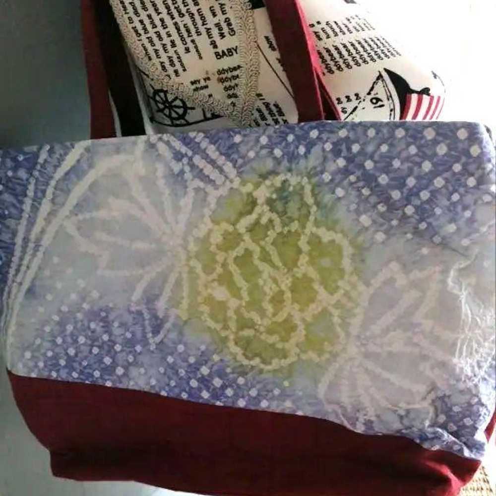 Arimatsu shibori Hydrangea Pattern Shoulder Bag - image 4