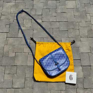 Goyard Goyard Blue Belvedere PM