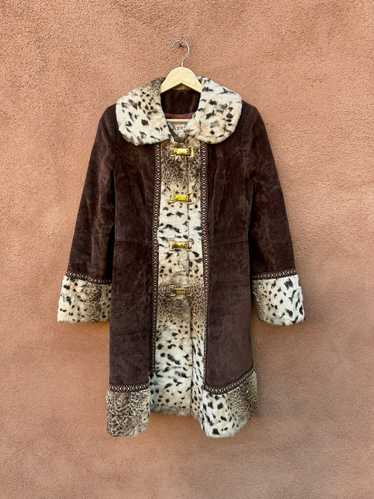 1960's Mod Faux Fur Coat by Azens Furs Fashions - image 1