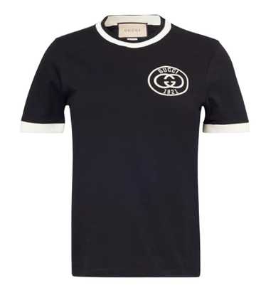 Product Details Gucci Midnight Blue Embroidered T… - image 1