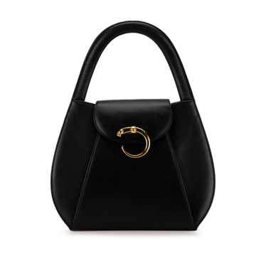 Product Details Cartier Black Leather Panthere Top