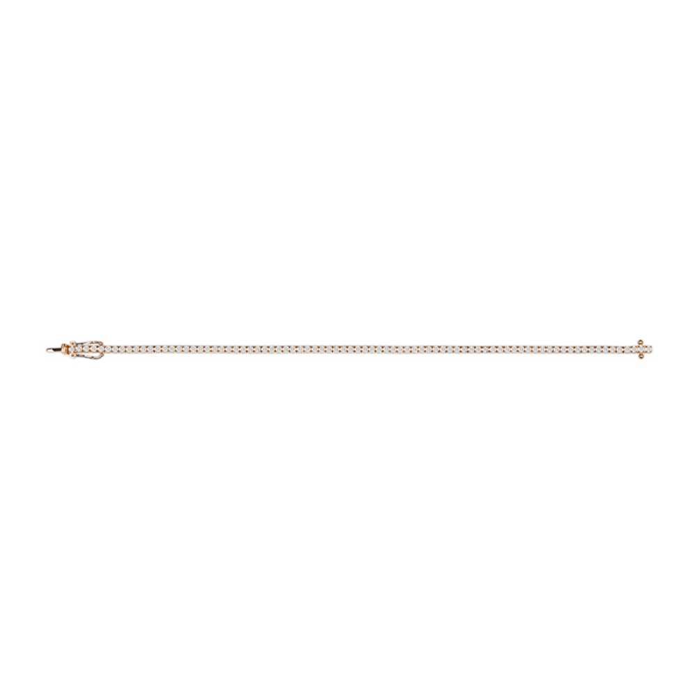 bracelet in pink gold and diamonds (1,85 carat) C… - image 3