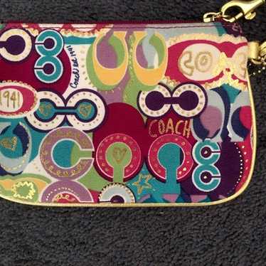 Coach Glam Poppy Wristlet in excellent Condition, - image 1