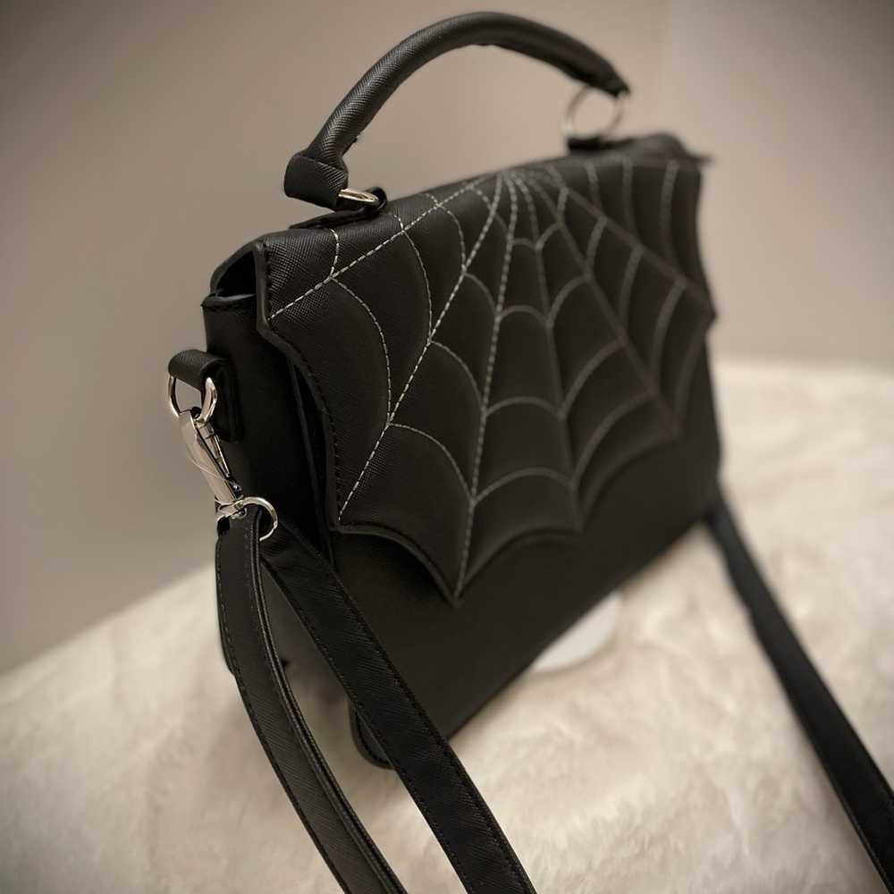 Mad Engine Spider Web Crossbody Purse VHTF - image 2