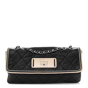 CHANEL Lambskin East West Mademoiselle Flap Black - image 1