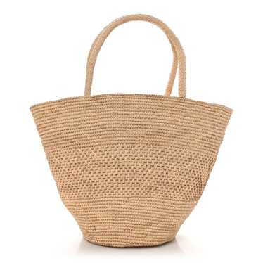 THE ROW Raffia Emilie Tote Bag Natural