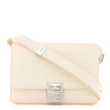 GIVENCHY Box Calfskin Medium 4G Shoulder Bag Ivory