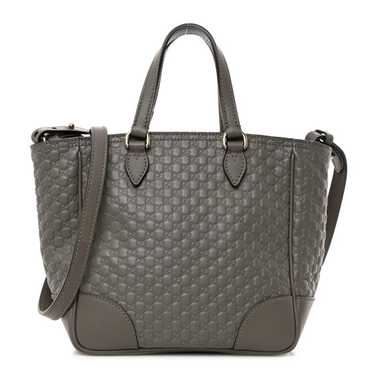 GUCCI Microguccissima Small Bree Tote Graphite