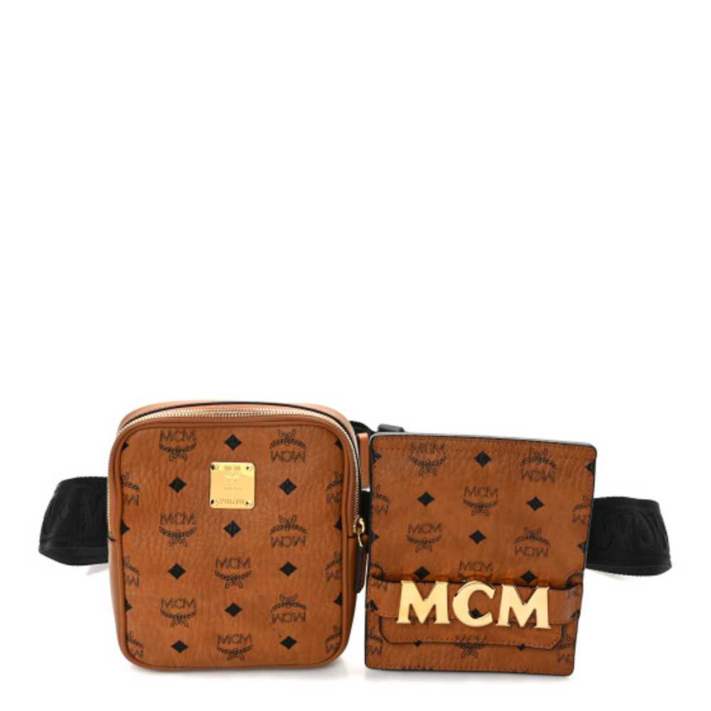 MCM Visetos Stark Modular Belt Bag Cognac - image 1