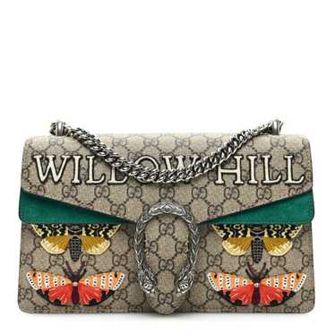 GUCCI GG Supreme Monogram Willow Hill Embroidered… - image 1