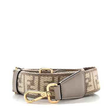 FENDI Chenille Vitello King FF Adjustable Strap Y… - image 1