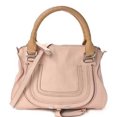 CHLOE Calfskin Medium Marcie Satchel Blush Nude