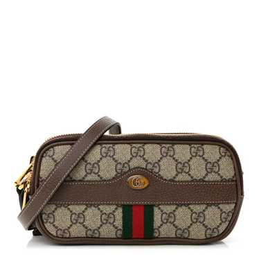 GUCCI GG Supreme Monogram Web Mini Ophidia GG Bag 