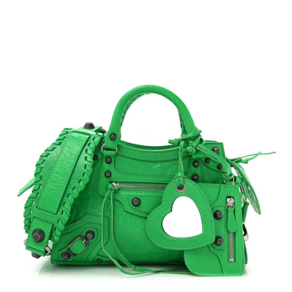 BALENCIAGA Agneau Arena Small Neo Cagole City Han… - image 1