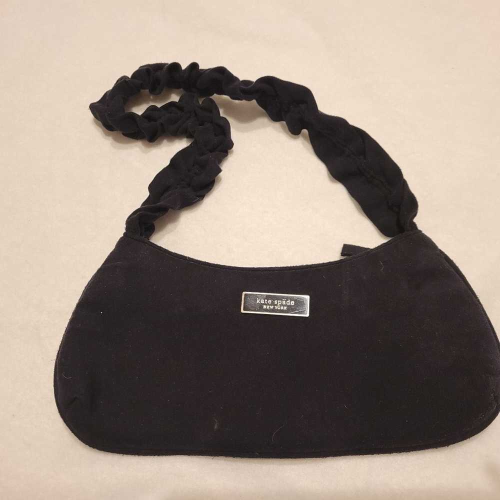 Kate Spade black suede purse - image 2