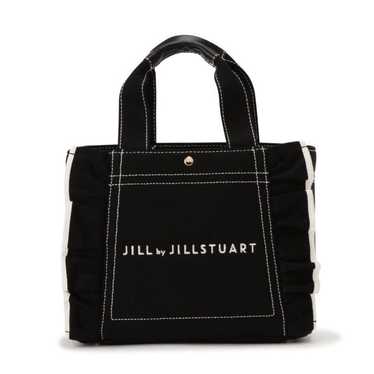 JILL by JILLSTUART Black Canvas Small Tote Bag