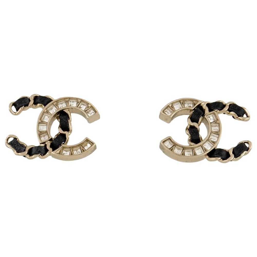 Chanel Leather earrings - image 1