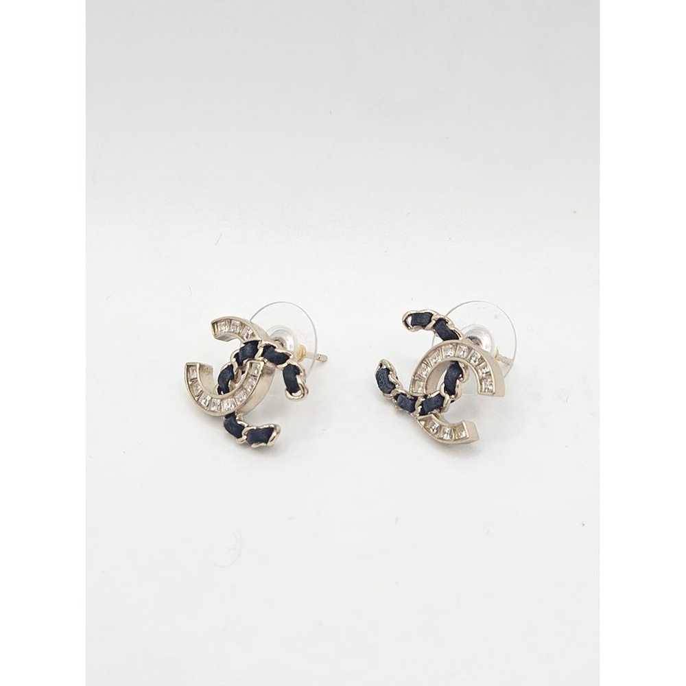 Chanel Leather earrings - image 3