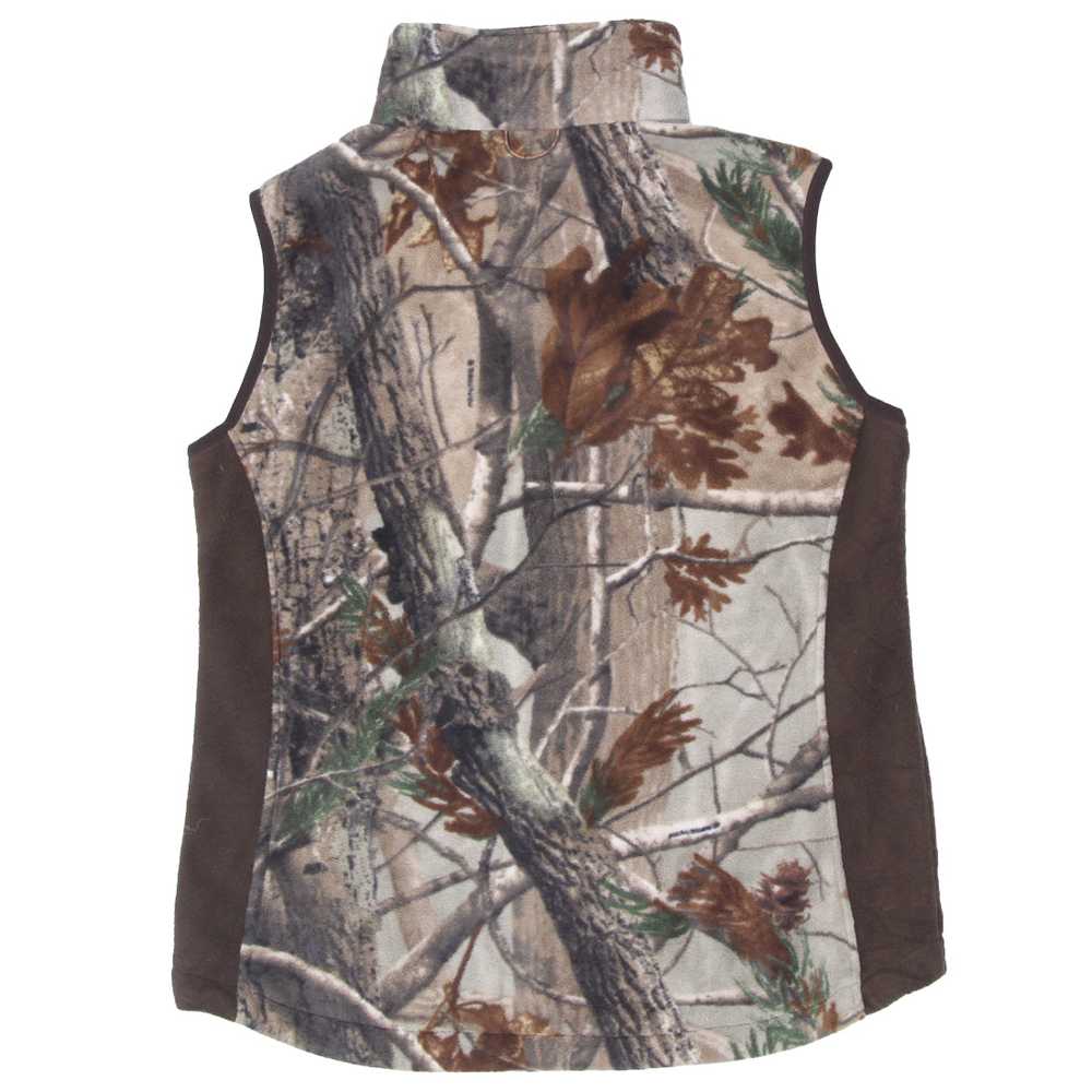 Ladies Game Winner Forest Camo Fleece Vest - image 2