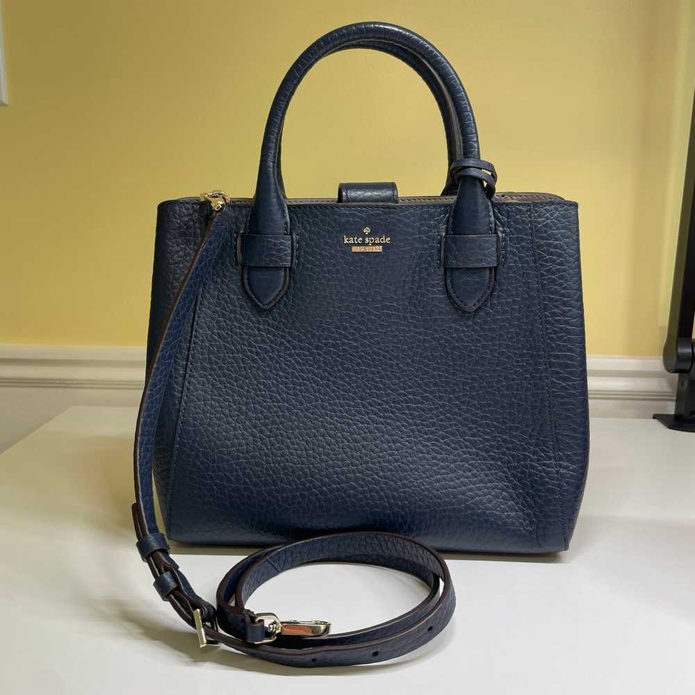 Kate Spade Navy Crossbody Satchel - image 1