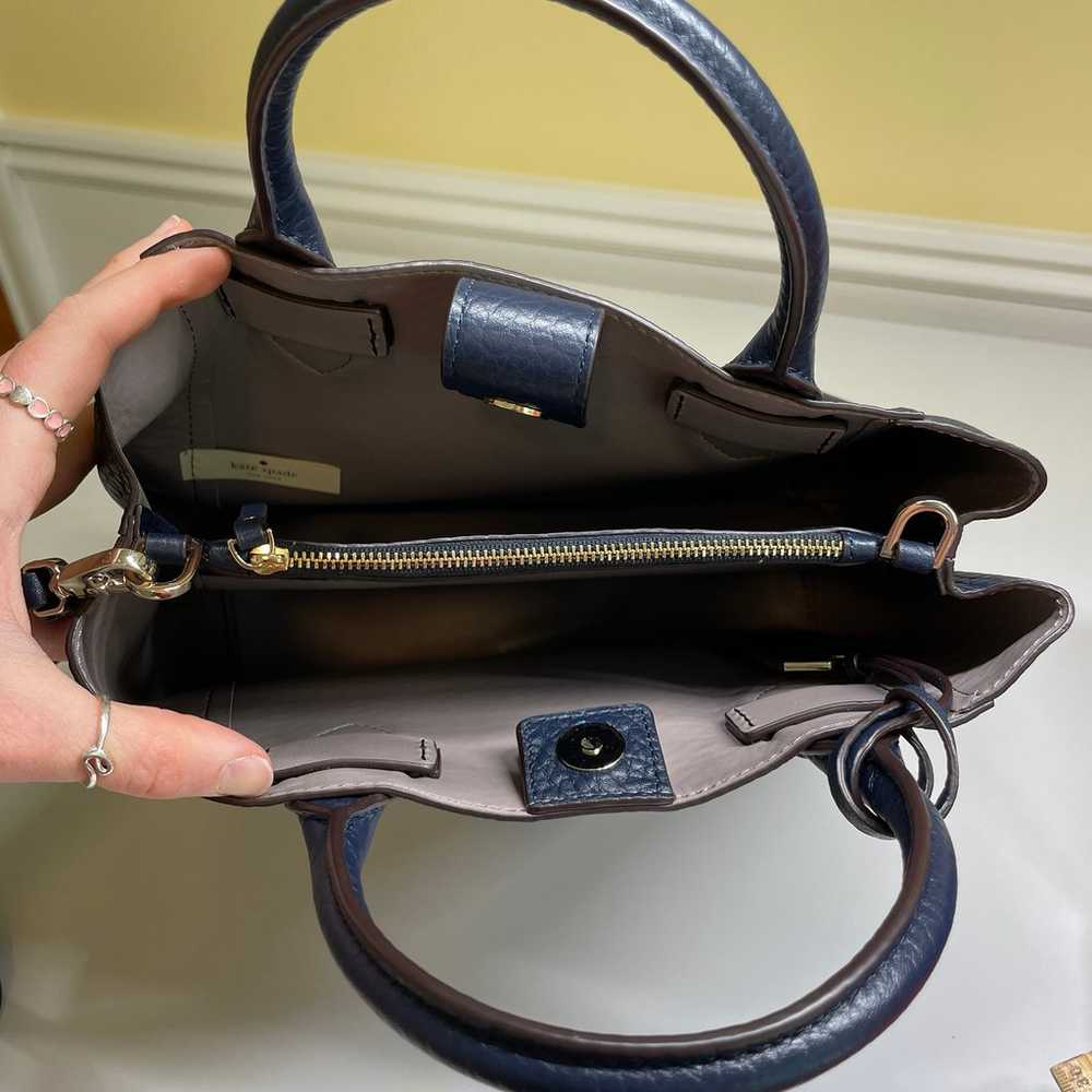 Kate Spade Navy Crossbody Satchel - image 6