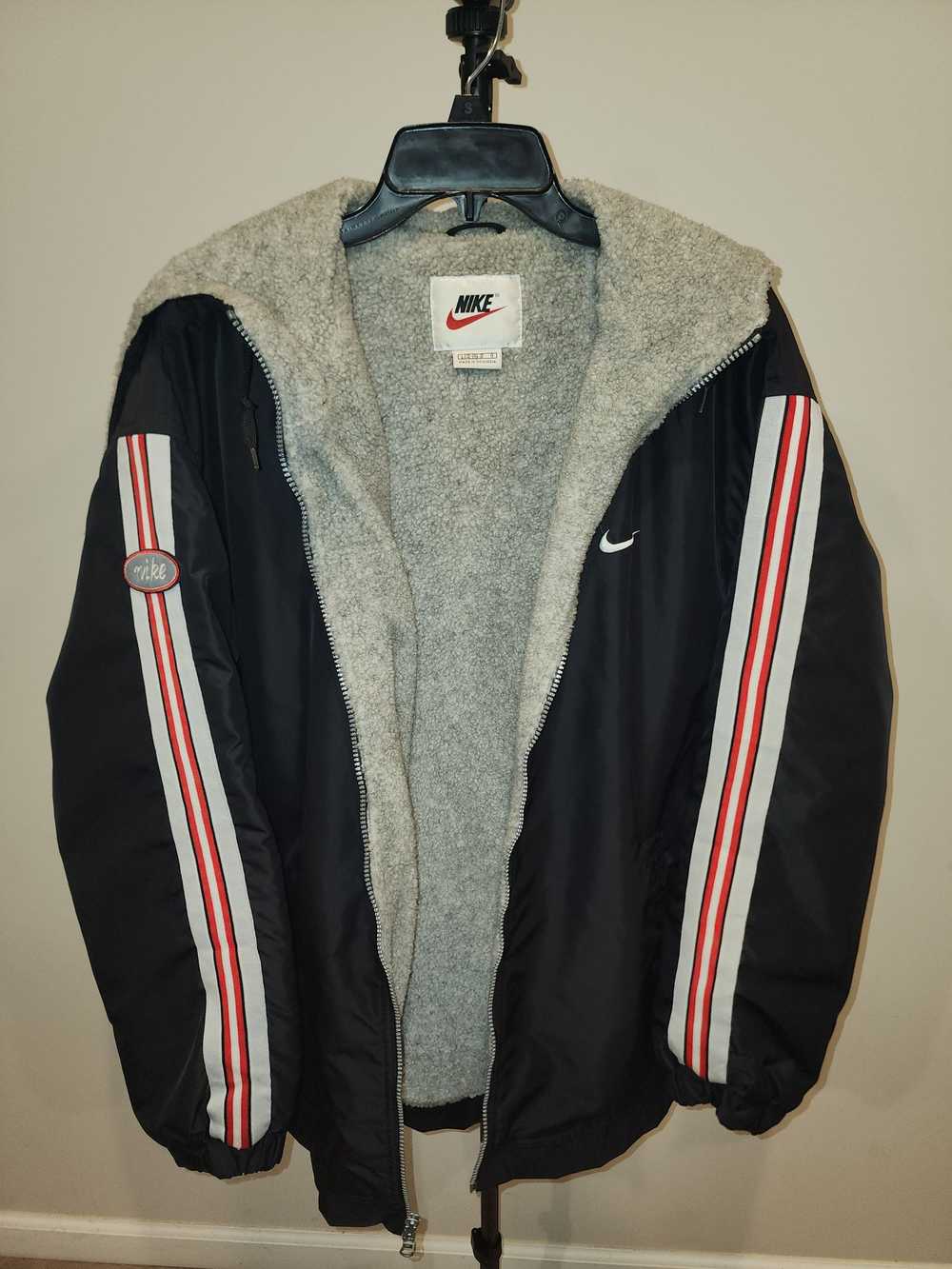 Nike 90s Nike Black zip up jacket - image 3