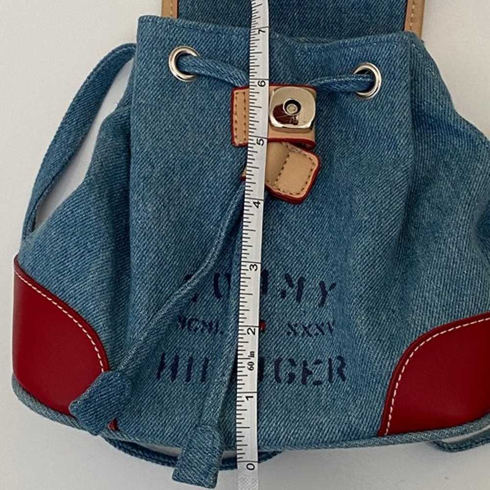 Tommy Hilfiger Mini Denim Backpack with Key Chain - image 11