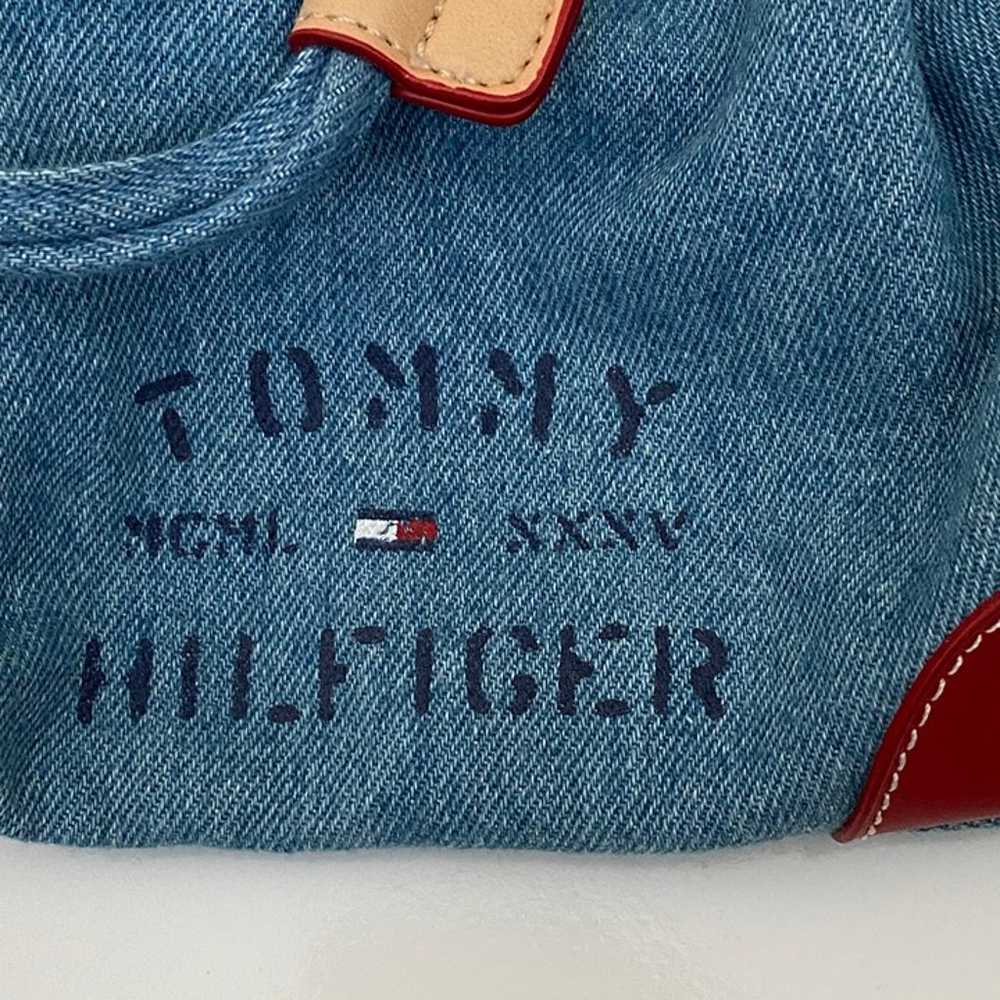 Tommy Hilfiger Mini Denim Backpack with Key Chain - image 8