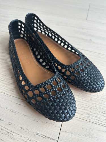 Staud Nell woven leather ballet flats (38) | Used,