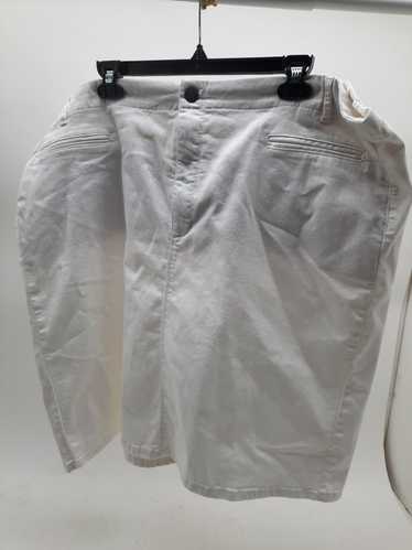 Women's J Jill White Denim Skirt Sz 24 (44" Waist)