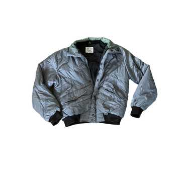 Other Powder Run Mens Vintage Gray Bomber Ski Jac… - image 1