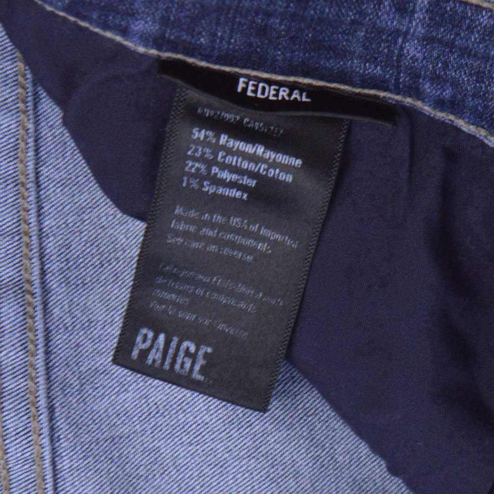 Paige Paige Mens Jeans 32 Blue Denim Federal Cott… - image 11