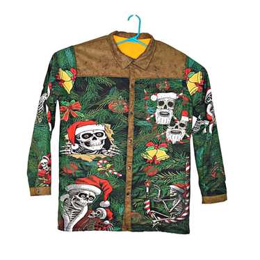 Other × Vintage Christmas Holiday Happy Skull Skel