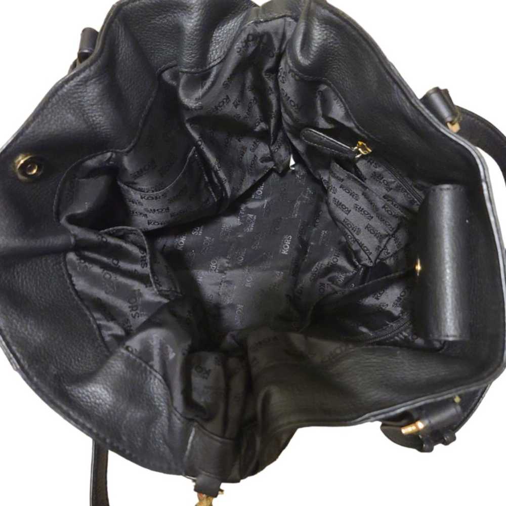 Michael Kors Gansevoort Large Black Leather Tote - image 11