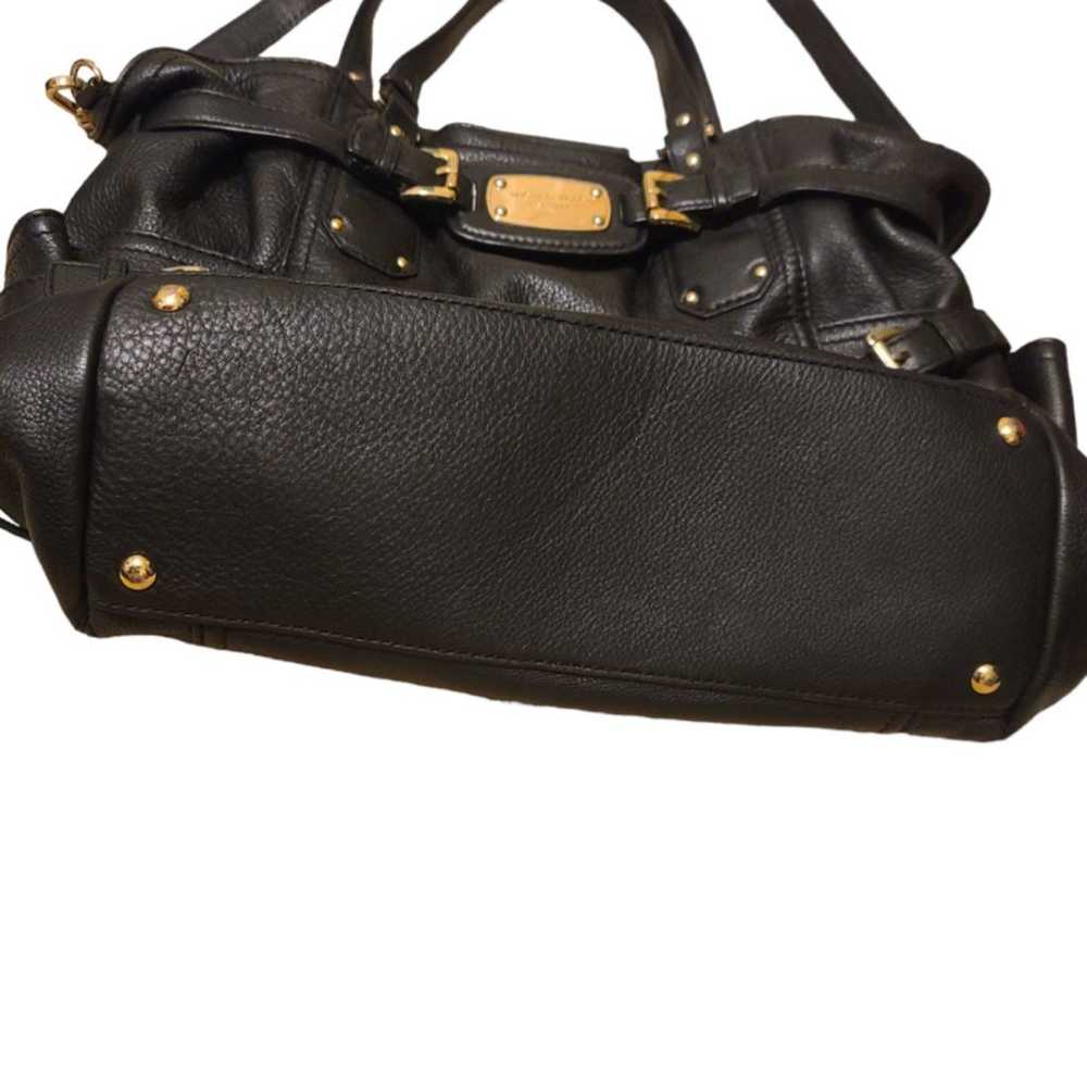 Michael Kors Gansevoort Large Black Leather Tote - image 5