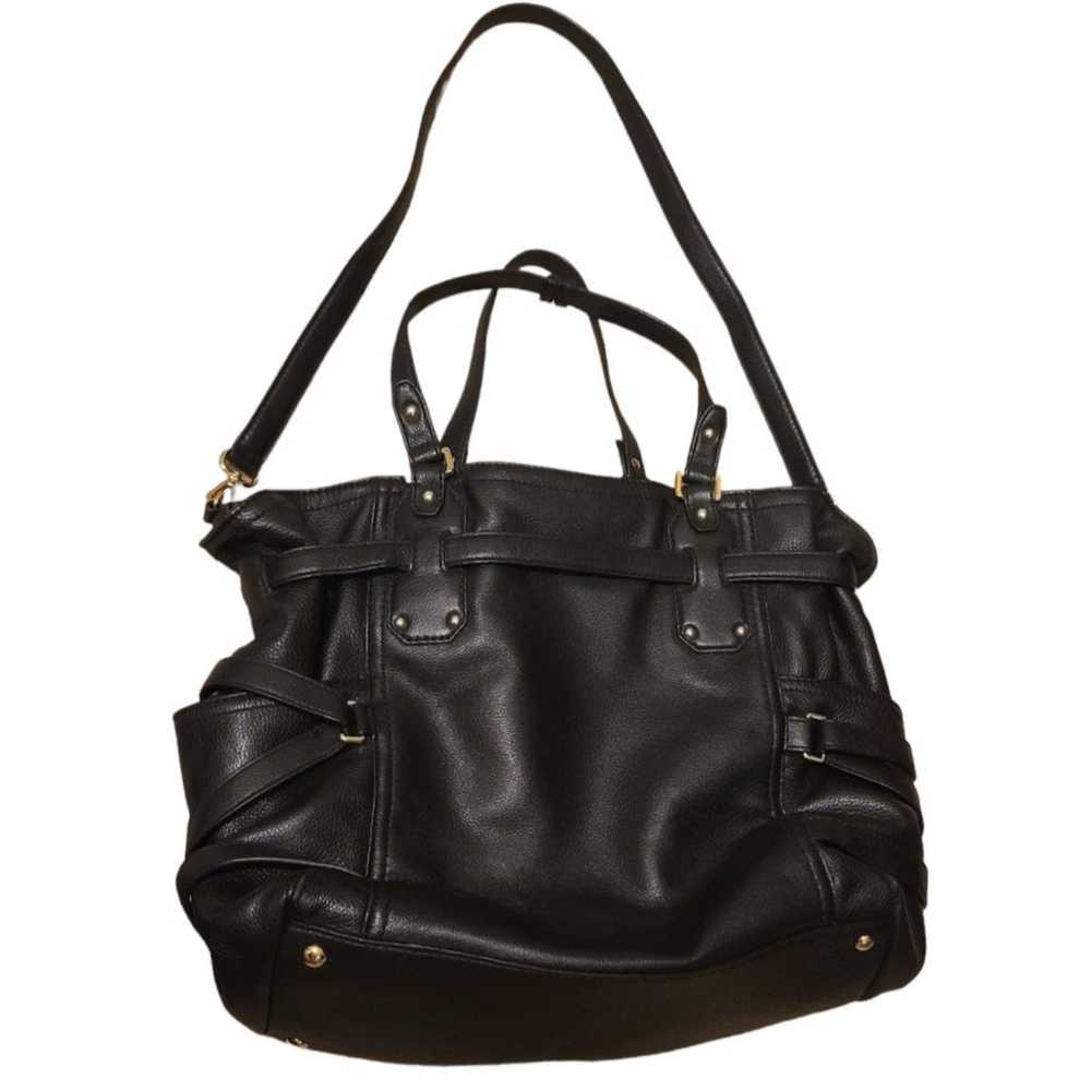 Michael Kors Gansevoort Large Black Leather Tote - image 8