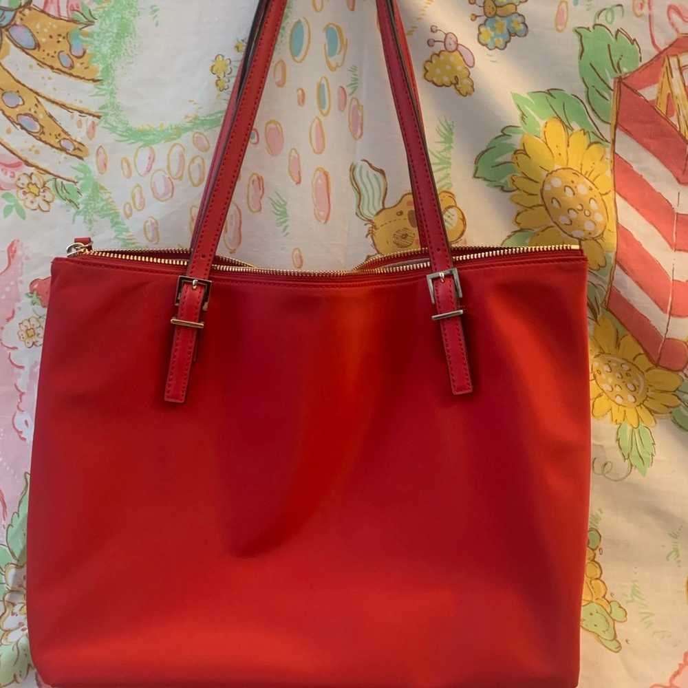 Royal Red Kate Spade Watson lane Maya tote bag - image 3