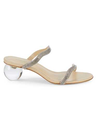 Cult Gaia Aubrey Bauble-Heel Embellished Mules -