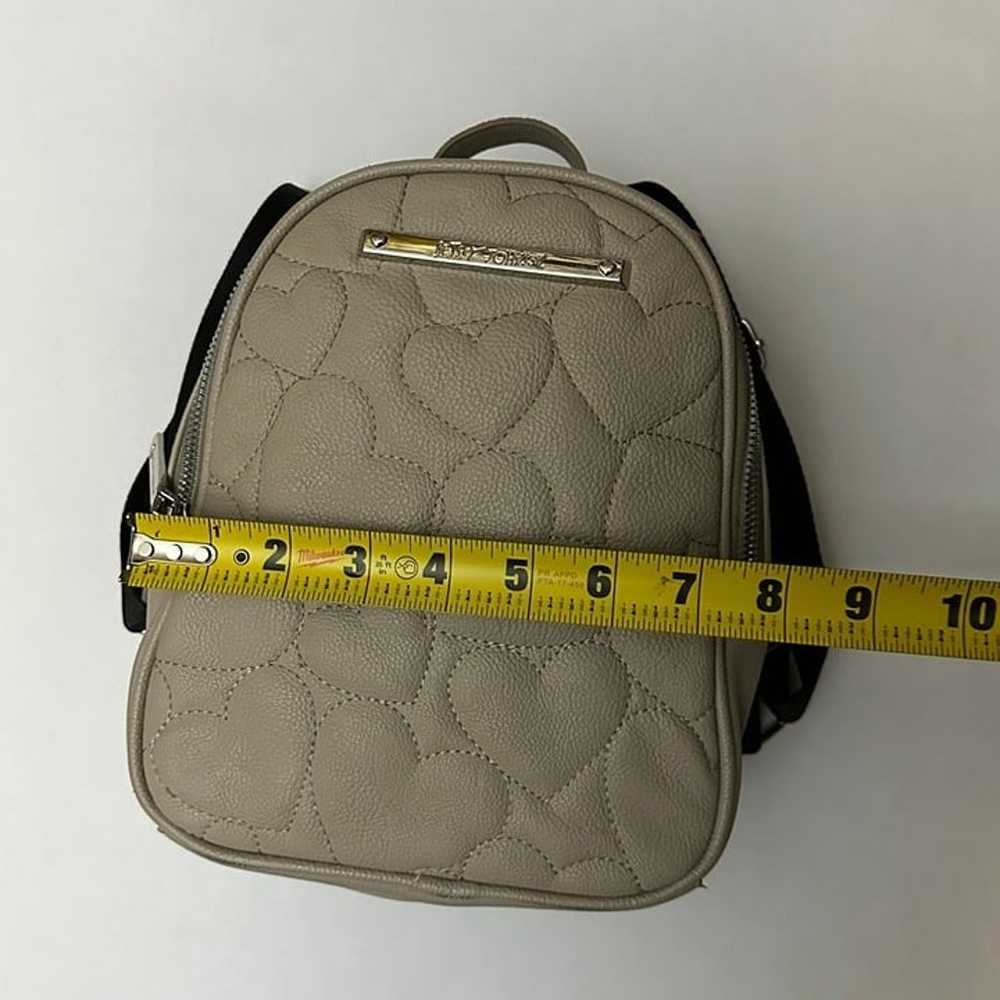 Betsey Johnson Quilted Heart Backpack (NEW) - image 12