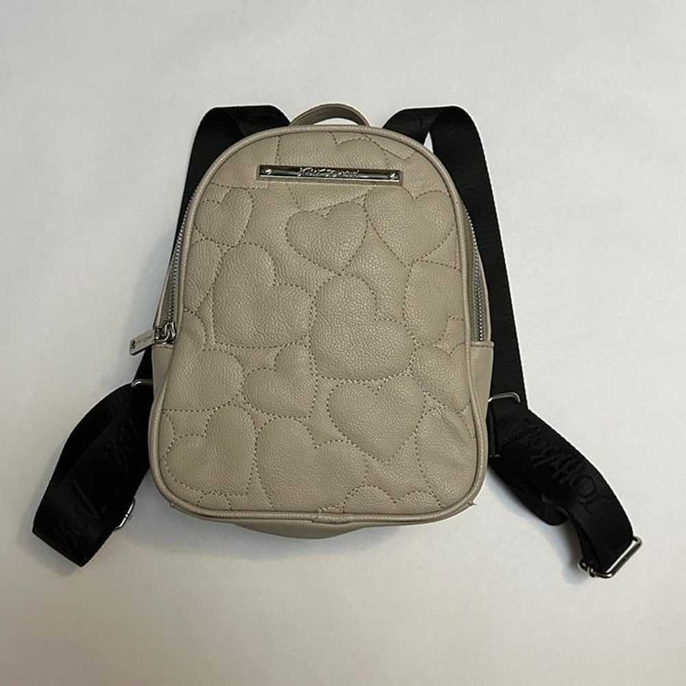 Betsey Johnson Quilted Heart Backpack (NEW) - image 1